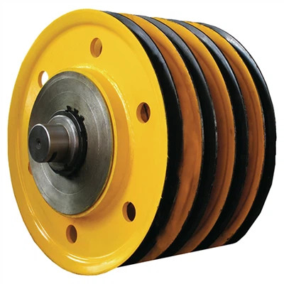 उच्च गुणवत्ता वाली औद्योगिक चरखी से ढकी हुई चरखी